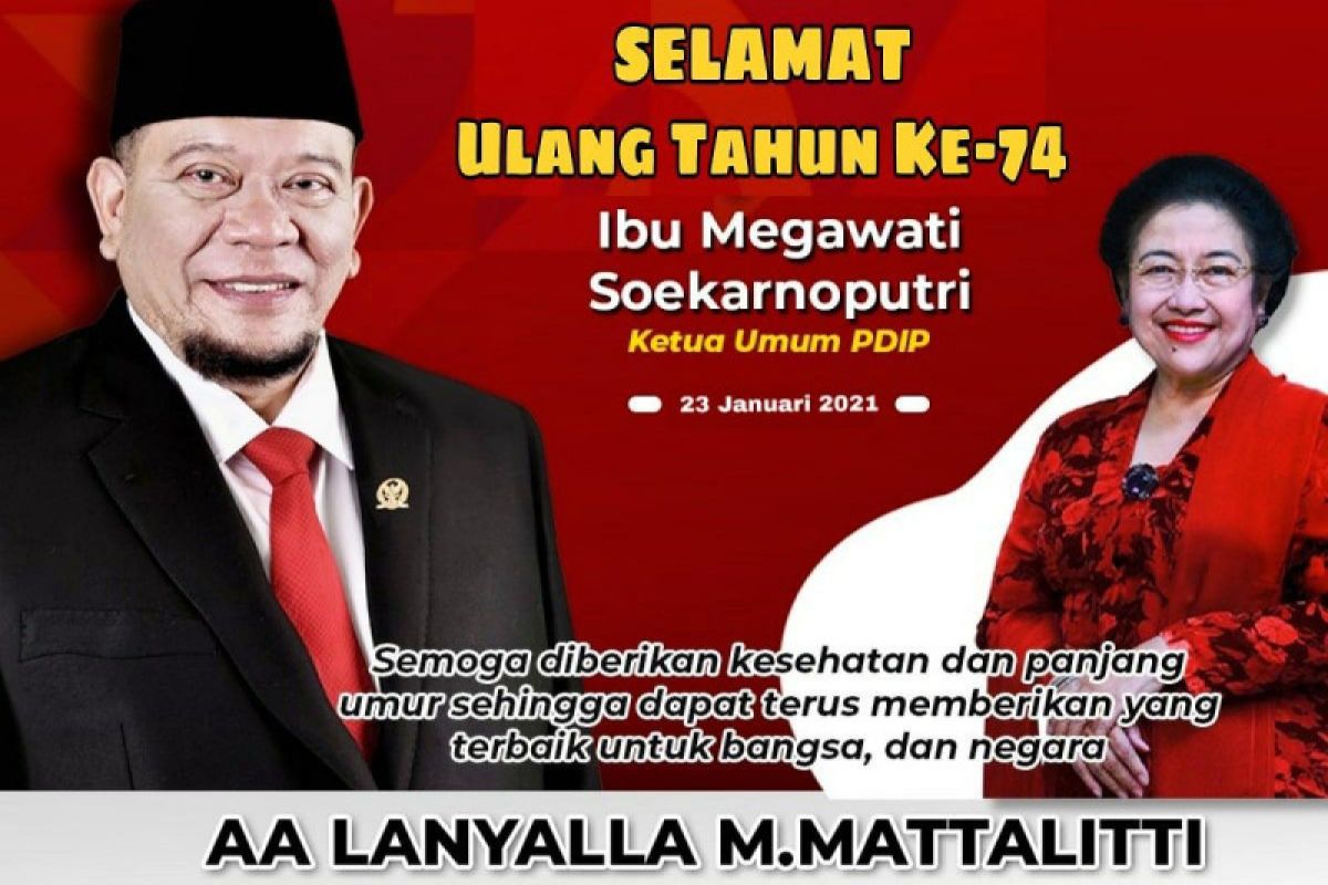 Ketua DPD RI sampaikan doa di HUT Megawati Soekarnoputri