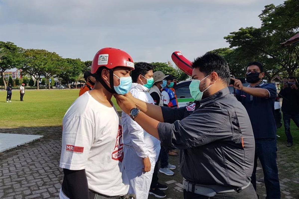 ACT Aceh berangkatkan dua relawan bantu korban gempa Majene