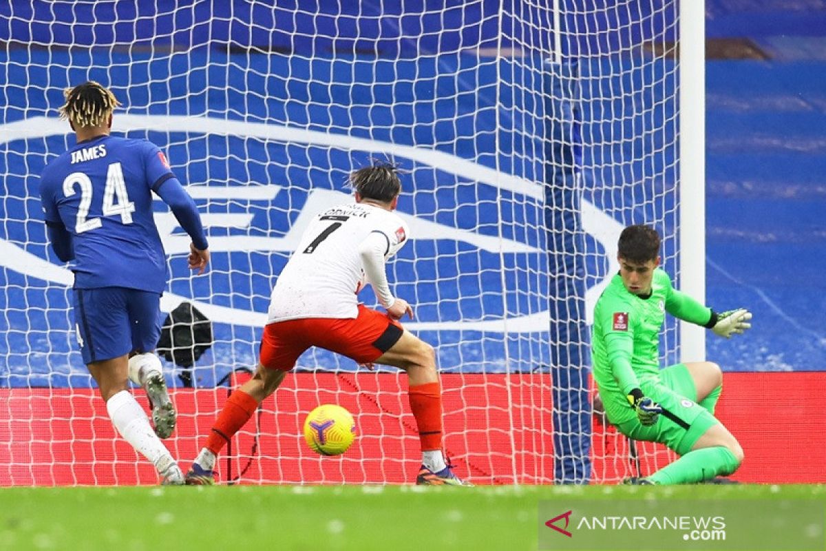 Piala FA: Chelsea melenggang lewati Luton meski Kepa lagi-lagi blunder