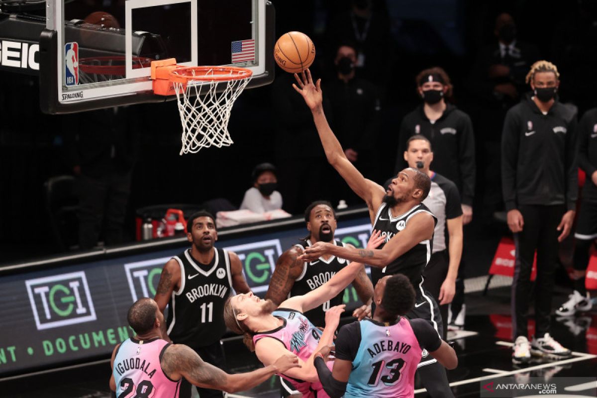 Durant kembali, Nets sukses atasi Pelicans