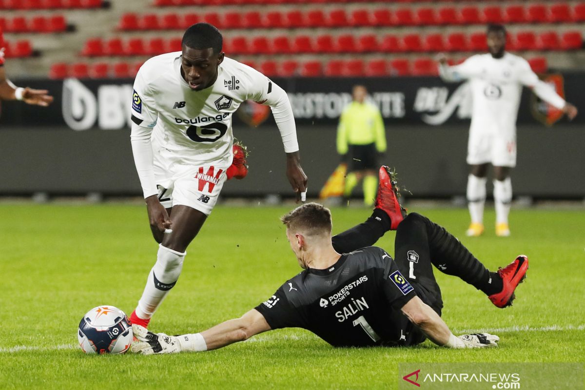 Liga Prancis, Lille tempel ketat PSG berkat kemenangan tipis atas Rennes