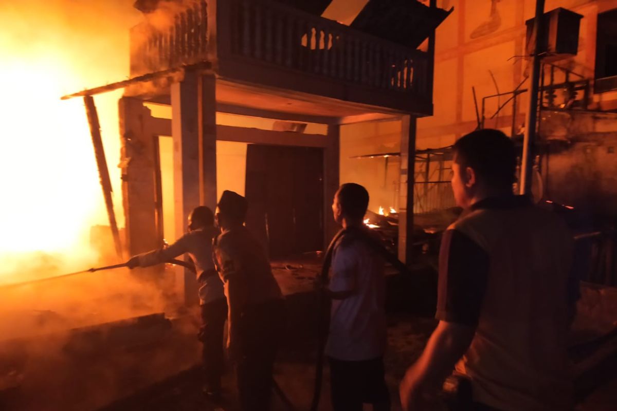 Empat rumah di Kepulauan Meranti ludes terbakar