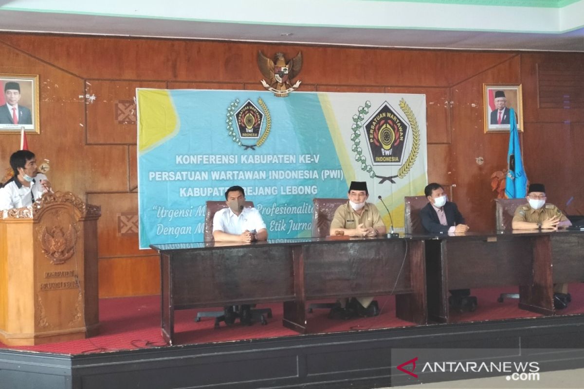 Bupati Rejang Lebong minta PWI bantu sosialisasikan pencegahan COVID-19