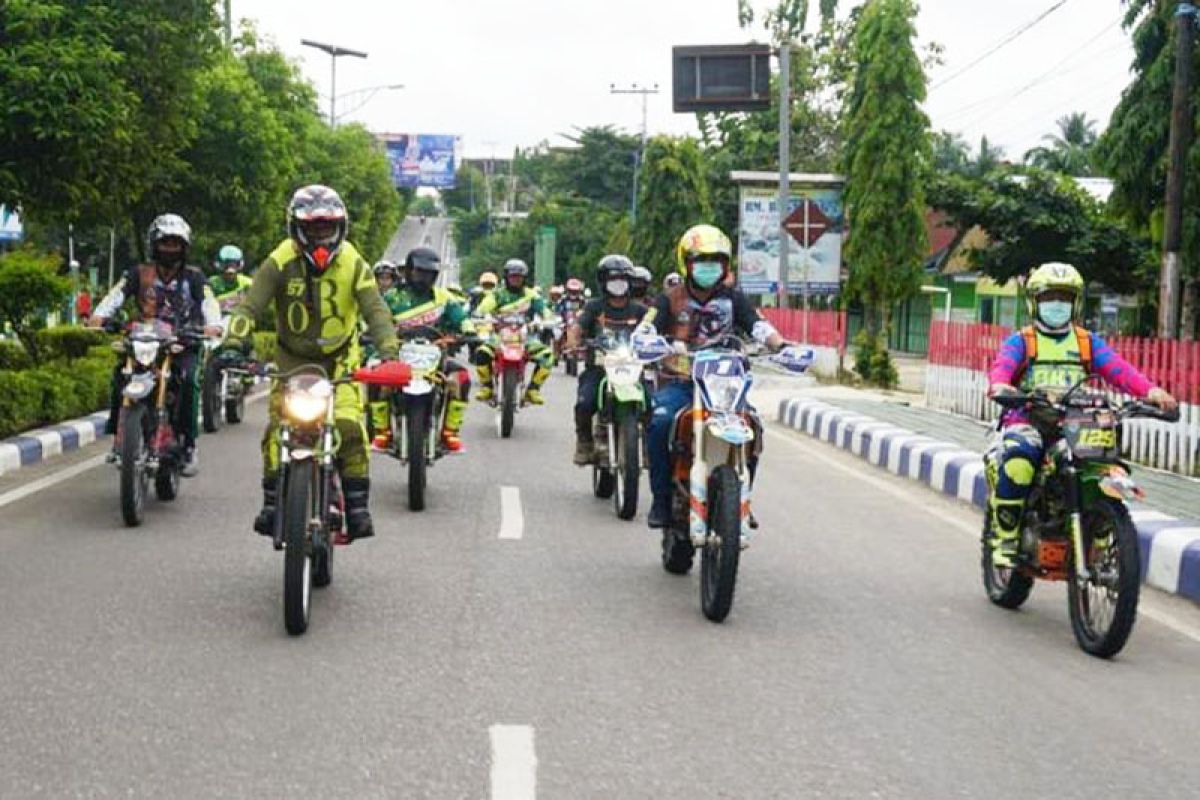 Wagub Habib Ismail dan Bupati Nadalsyah ramaikan touring trail KJG