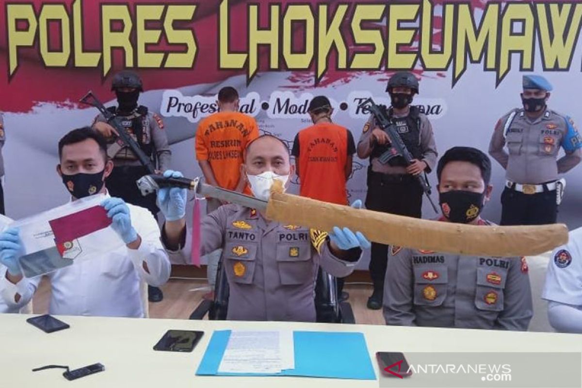 Polisi di Aceh Utara diserang pakai pedang, pelaku terancam 13 tahun penjara