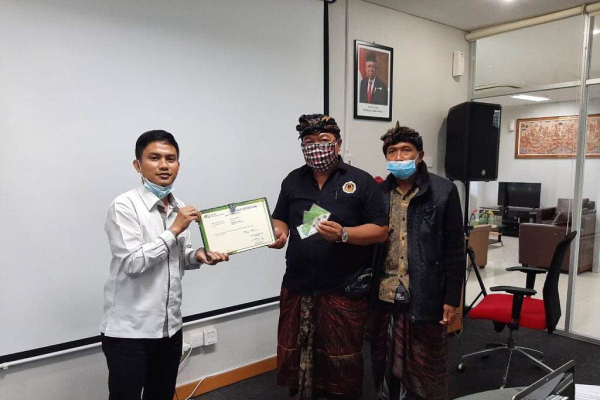 Seluruh pengurus Desa Adat Biaung-Klungkung resmi jadi peserta BPJAMSOSTEK