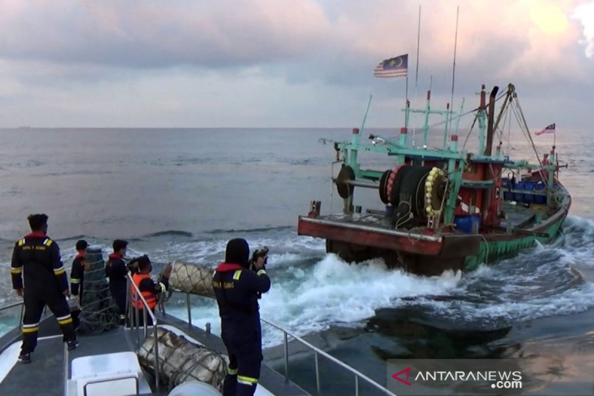 KKP amankan tiga kapal pencuri ikan di Selat Malaka