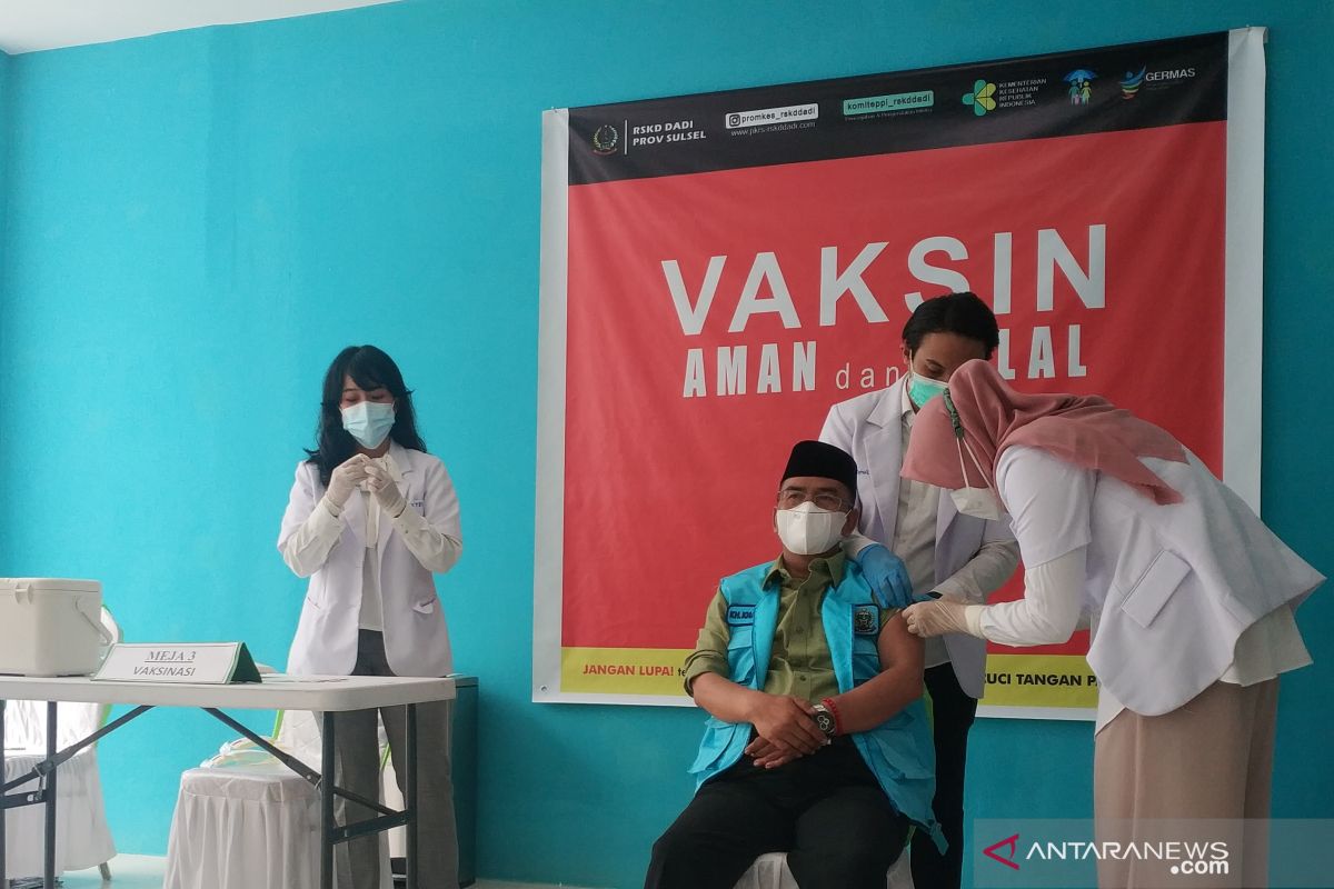 Pemprov Sulsel targetkan vaksinasi tenaga kesehatan selesai Maret 2021