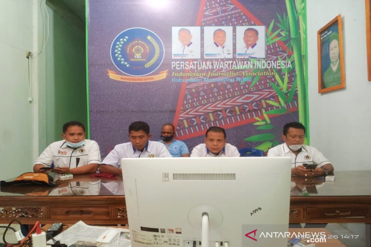 Sambut HPN 2021, PWI Madina ikuti rapat pleno virtual