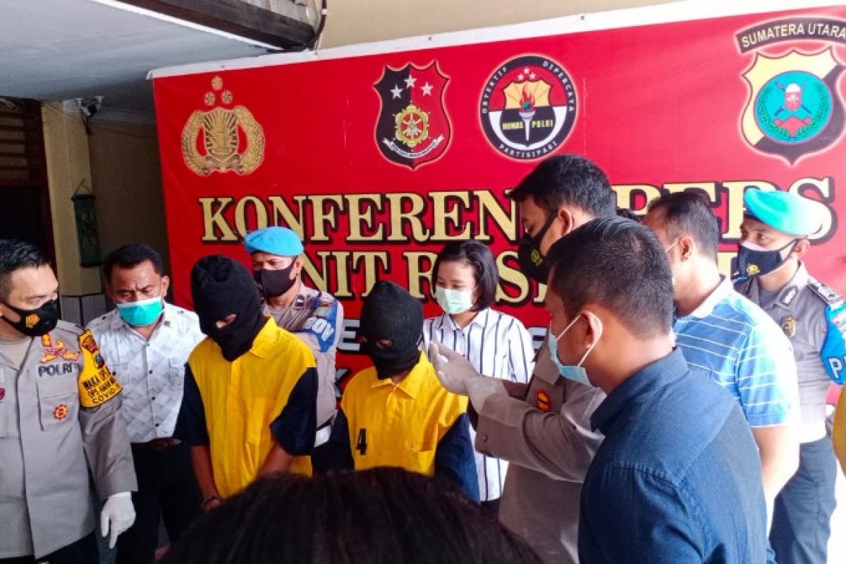 Polisi ringkus dua pelaku penyiraman air keras di Kota Medan