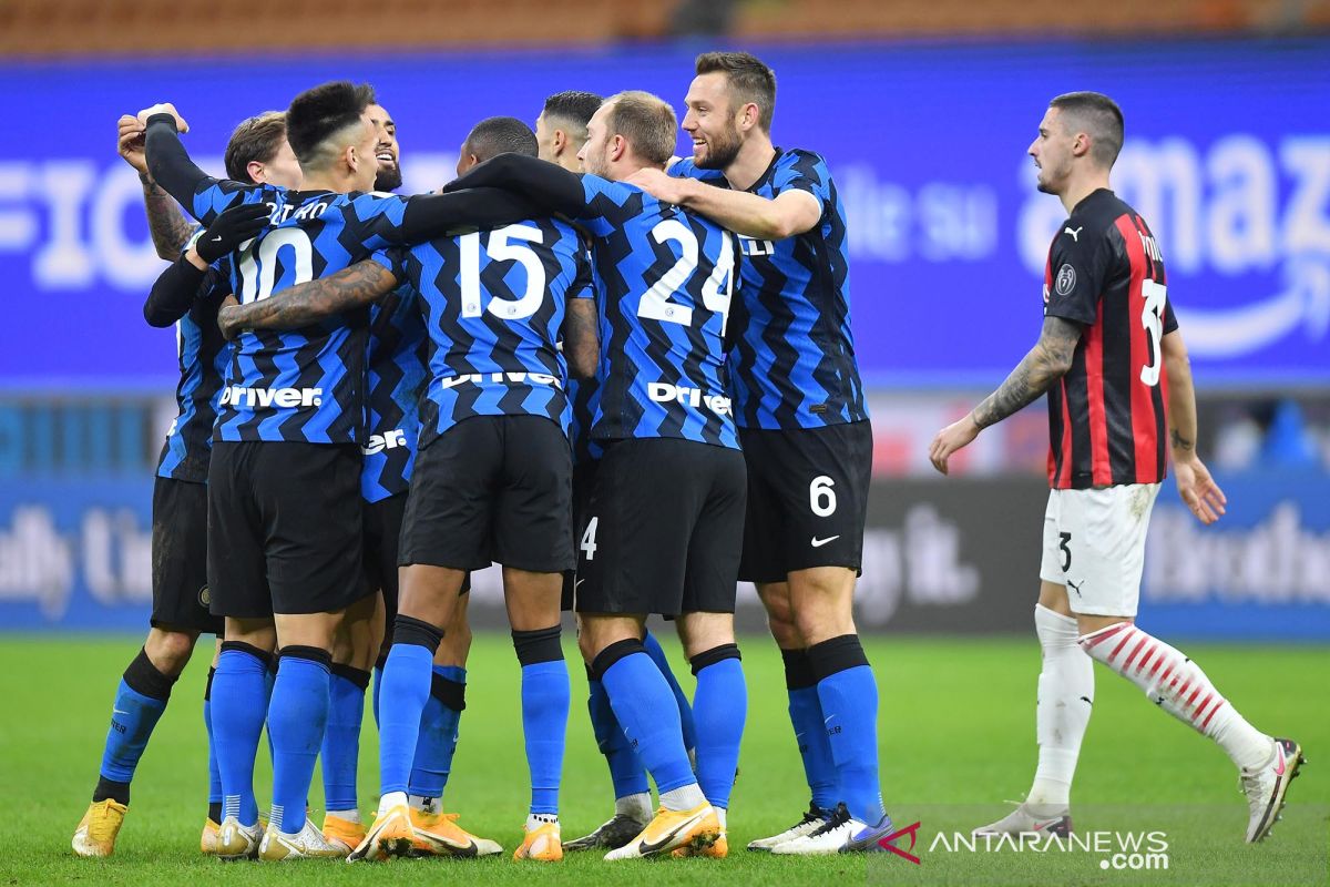 Inter Milan rebut pucuk klasemen Liga Italia berkat kemenangan 3-1 atas Lazio