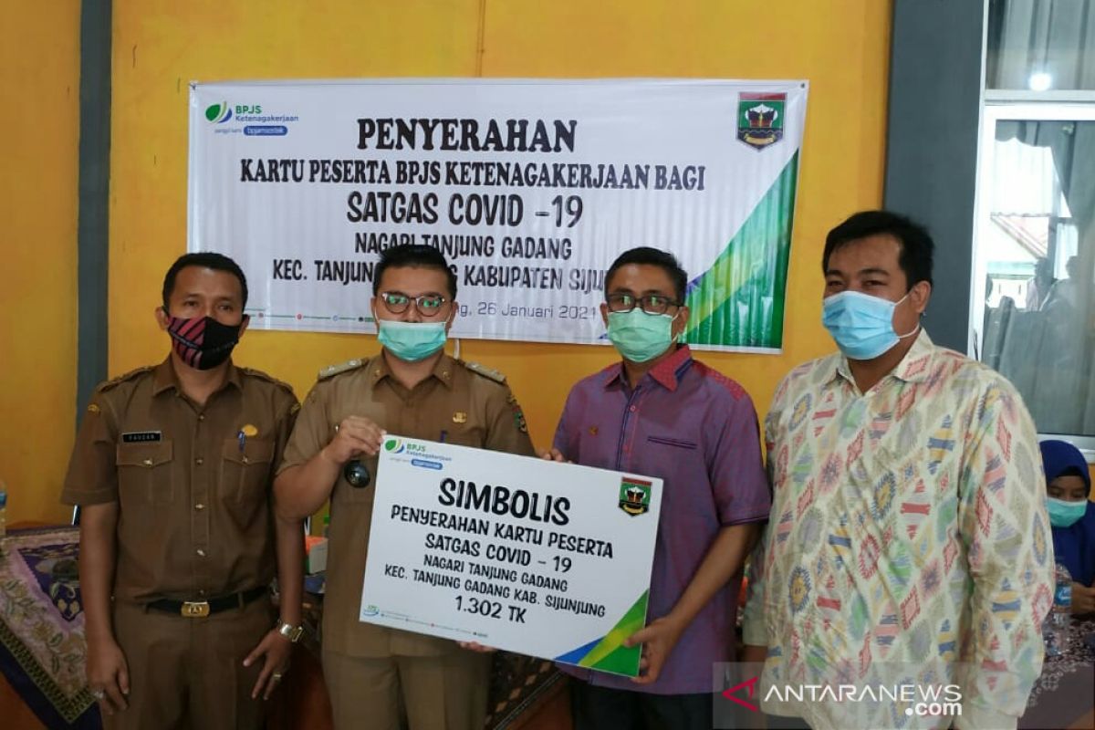 1.302 satgas COVID-19 Tanjung Gadang dilindungi BPJAMSOSTEK