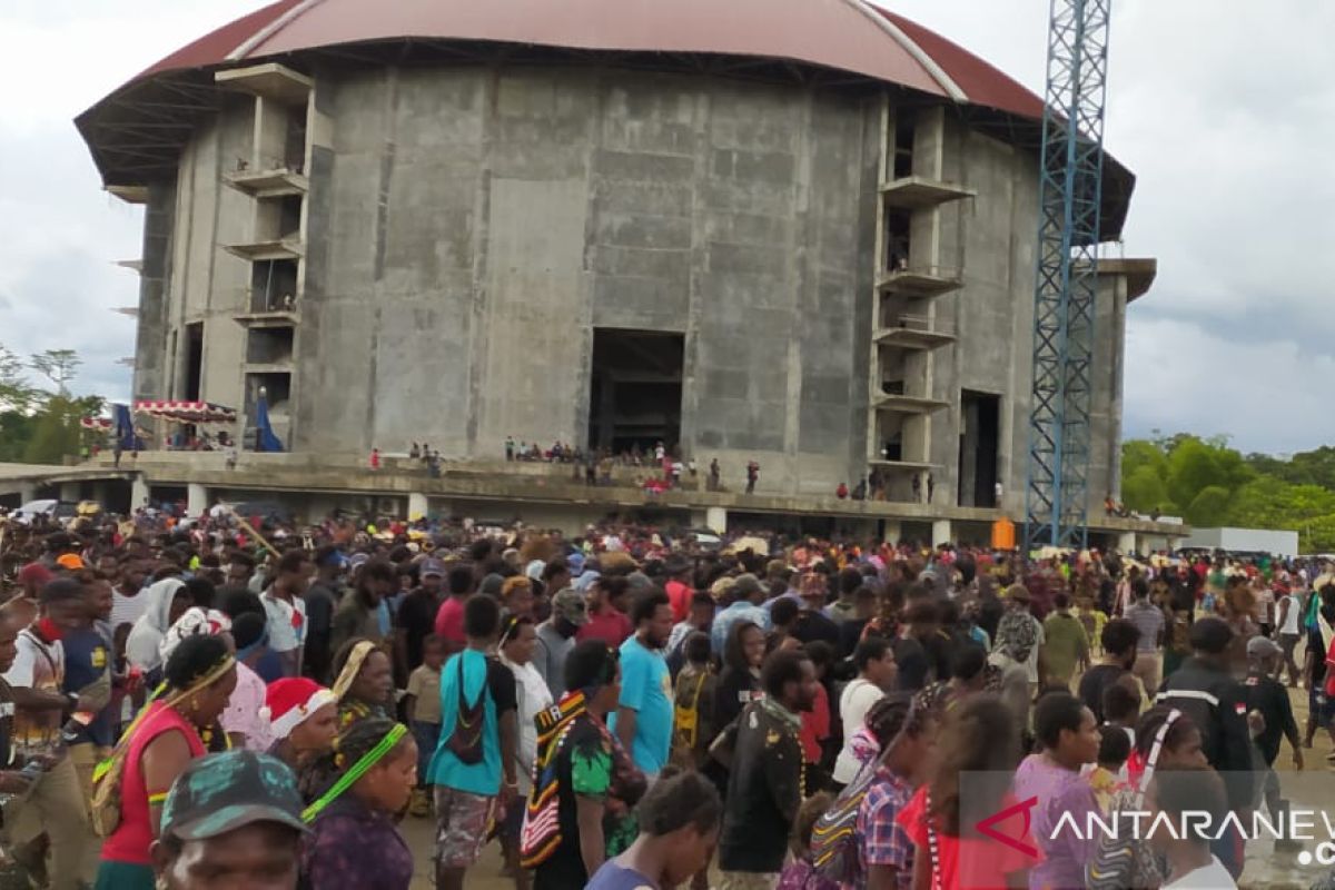 Kerumunan massa HUT Gereja Kingmi diselidiki polisi