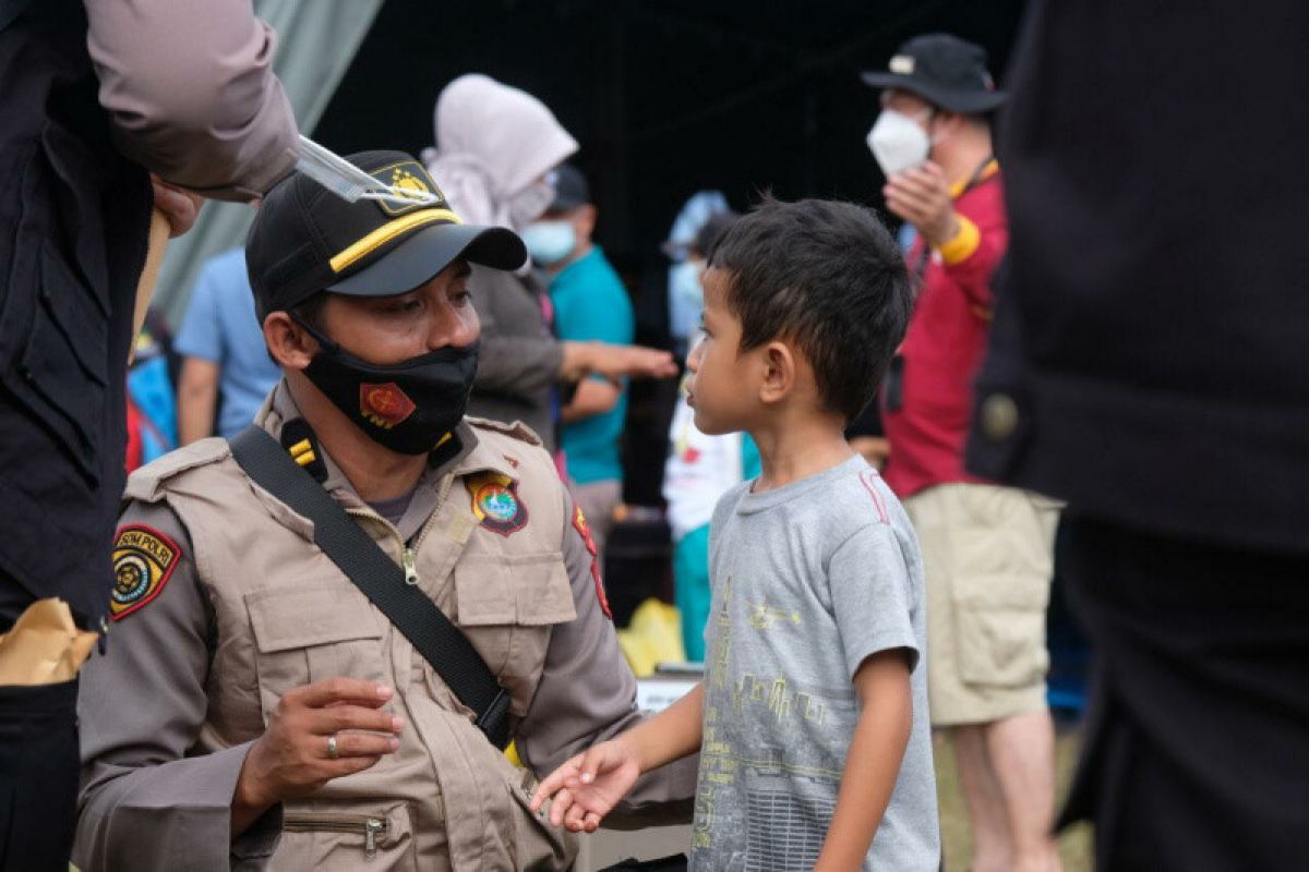 Tim trauma healing Polri pendampingan anak korban gempa