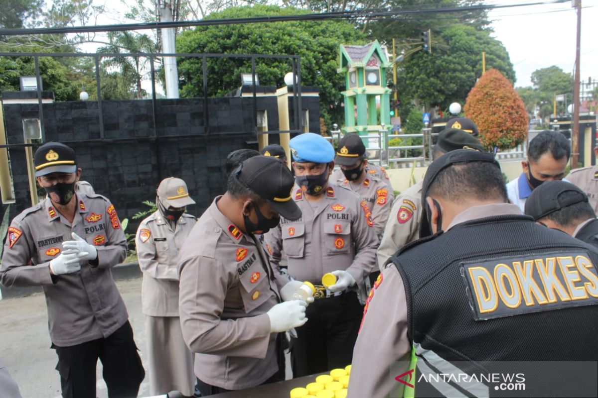 Semua perwira di Polres Aceh Tengah dites urine, ada apa?