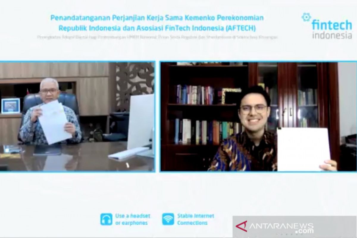 Kemenko Perekonomian & AFTECH kerjasama kembangkan ekonomi digital