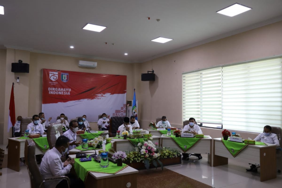 Bupati Pringsewu hadiri acara pertemuan BPK RI Perwakilan Lampung