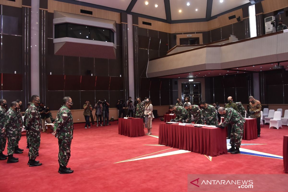 TNI teken kontrak pengadaan barang dan jasa