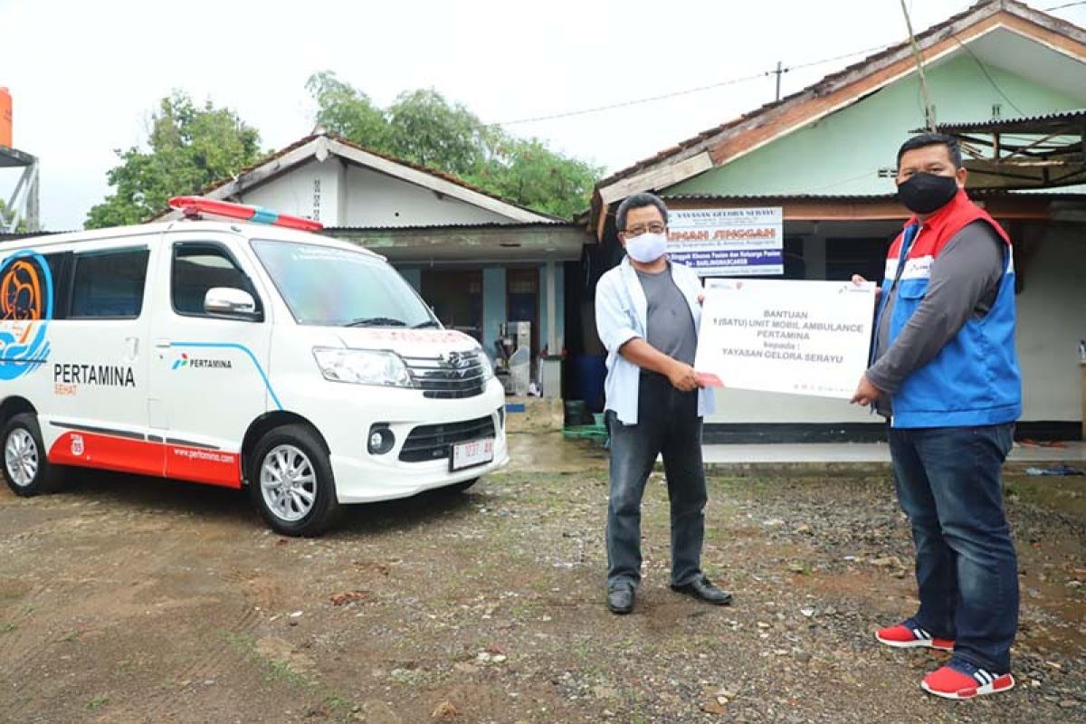 Pertamina serahkan ambulans kepada Yayasan Gelora Serayu Banyumas