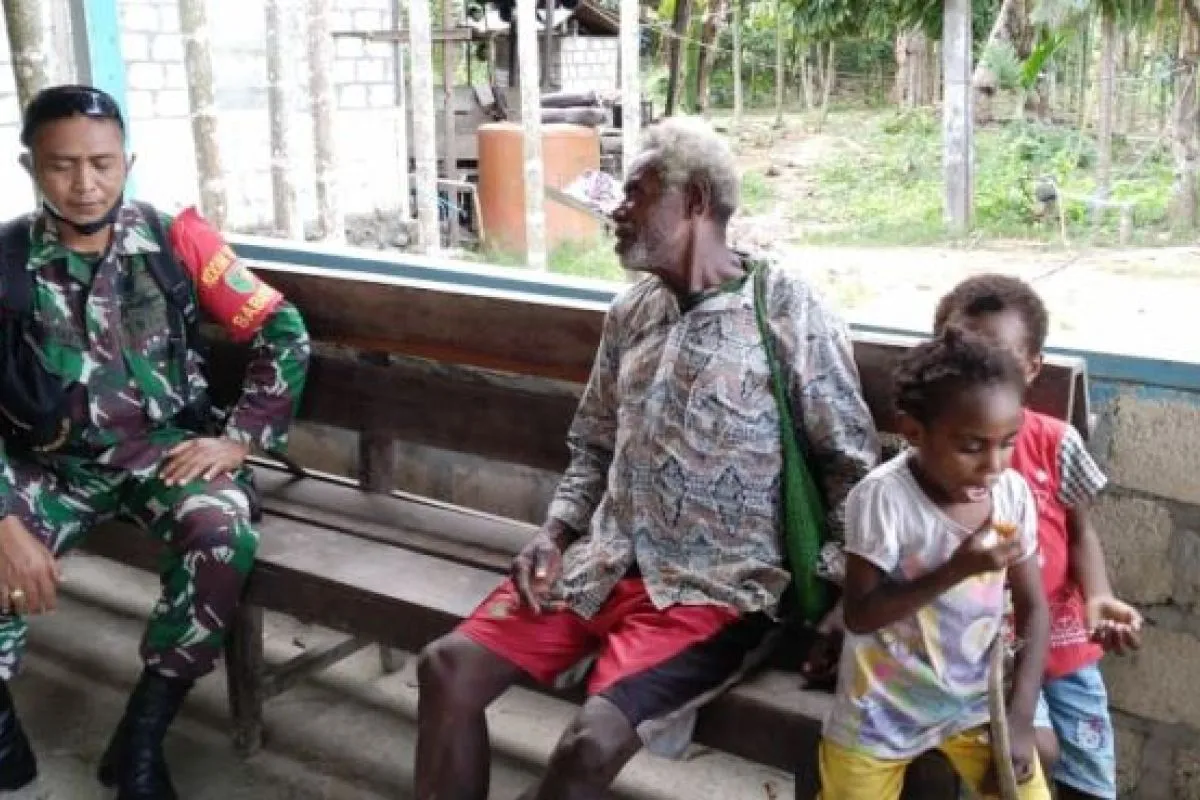 Babinsa Koya Timur gelar komsos dengan warga binaan