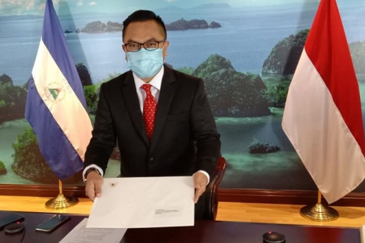 Dubes RI serahkan salinan surat kepercayaan kepada Menlu Nikaragua