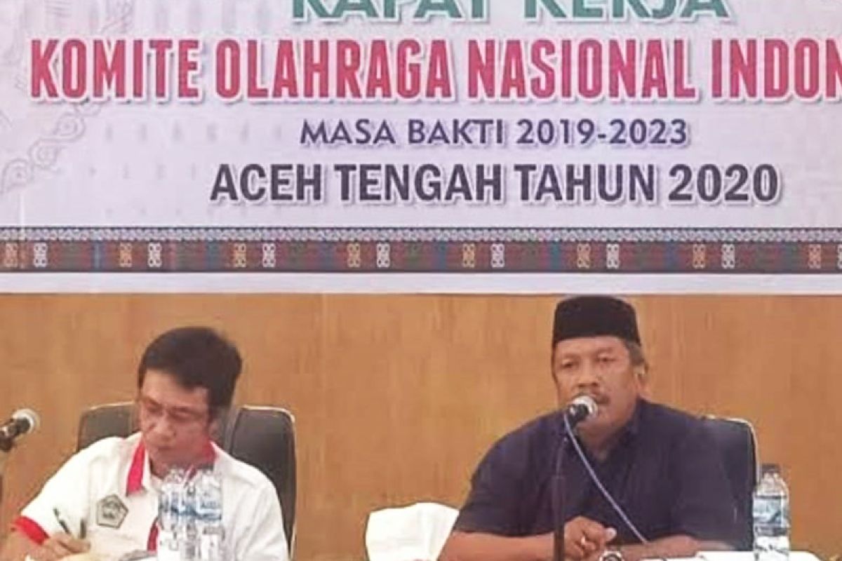 10 cabor tidak aktif, KONI Aceh Tengah dorong muscab