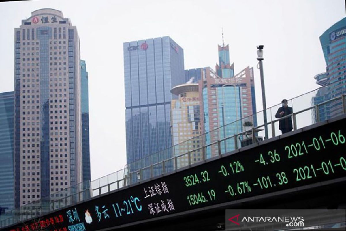 Saham Asia naik tipis didukung Wall Street, China batasi kenaikan