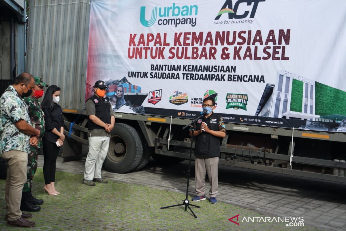 ACT Bali kirimkan 24 ton bantuan pangan untuk korban banjir di Kalsel