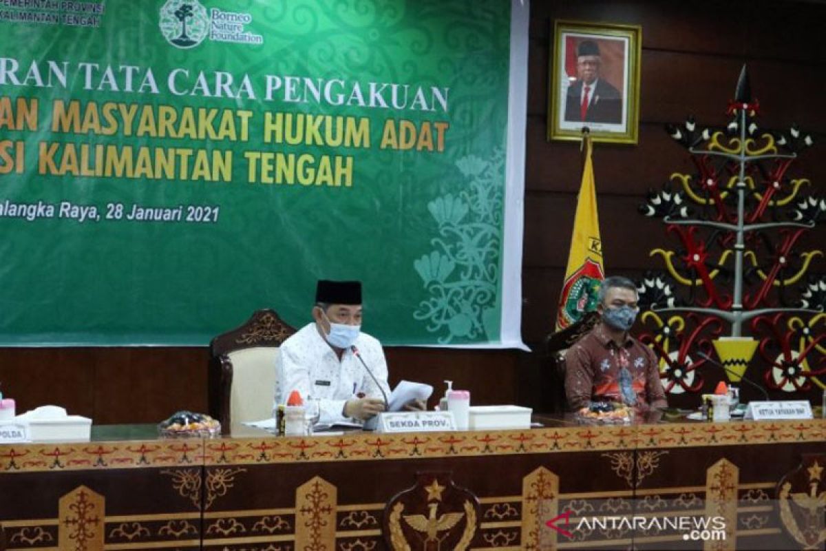 Pemprov Kalteng luncurkan tata cara pengakuan masyarakat hukum adat