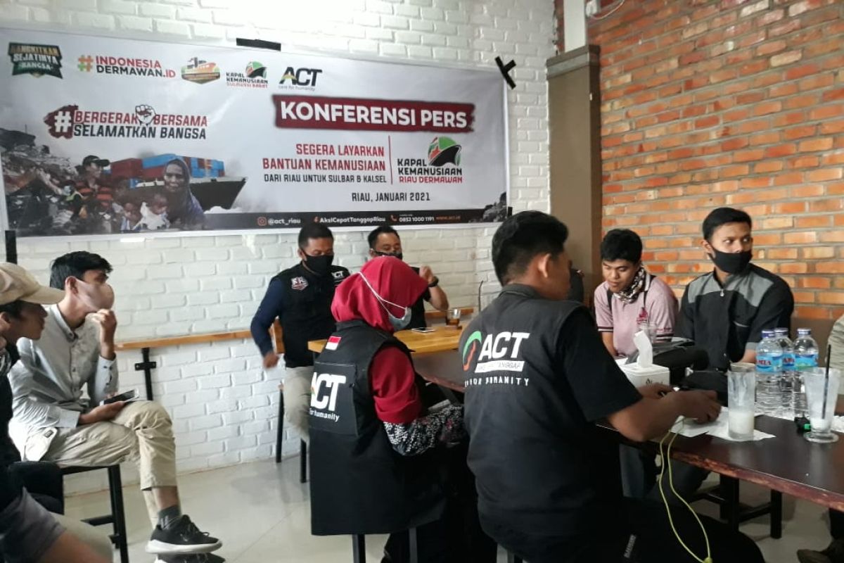 ACT Riau ajak warga bantu korban bencana di Sulbar dan Kalsel