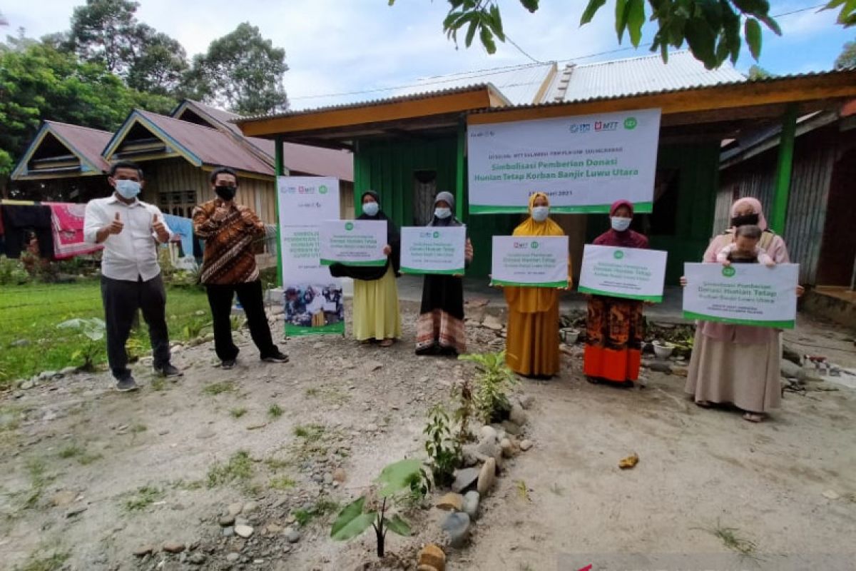 IZI Sulsel beri bantuan 26 unit hunian tetap bagi korban banjir Luwu Utara