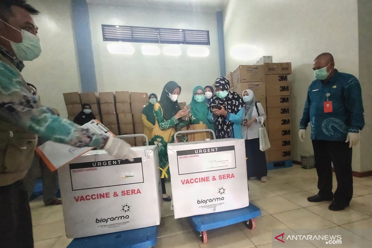 Sinovac vaccine arrives in HST, Muspida to get the first jab