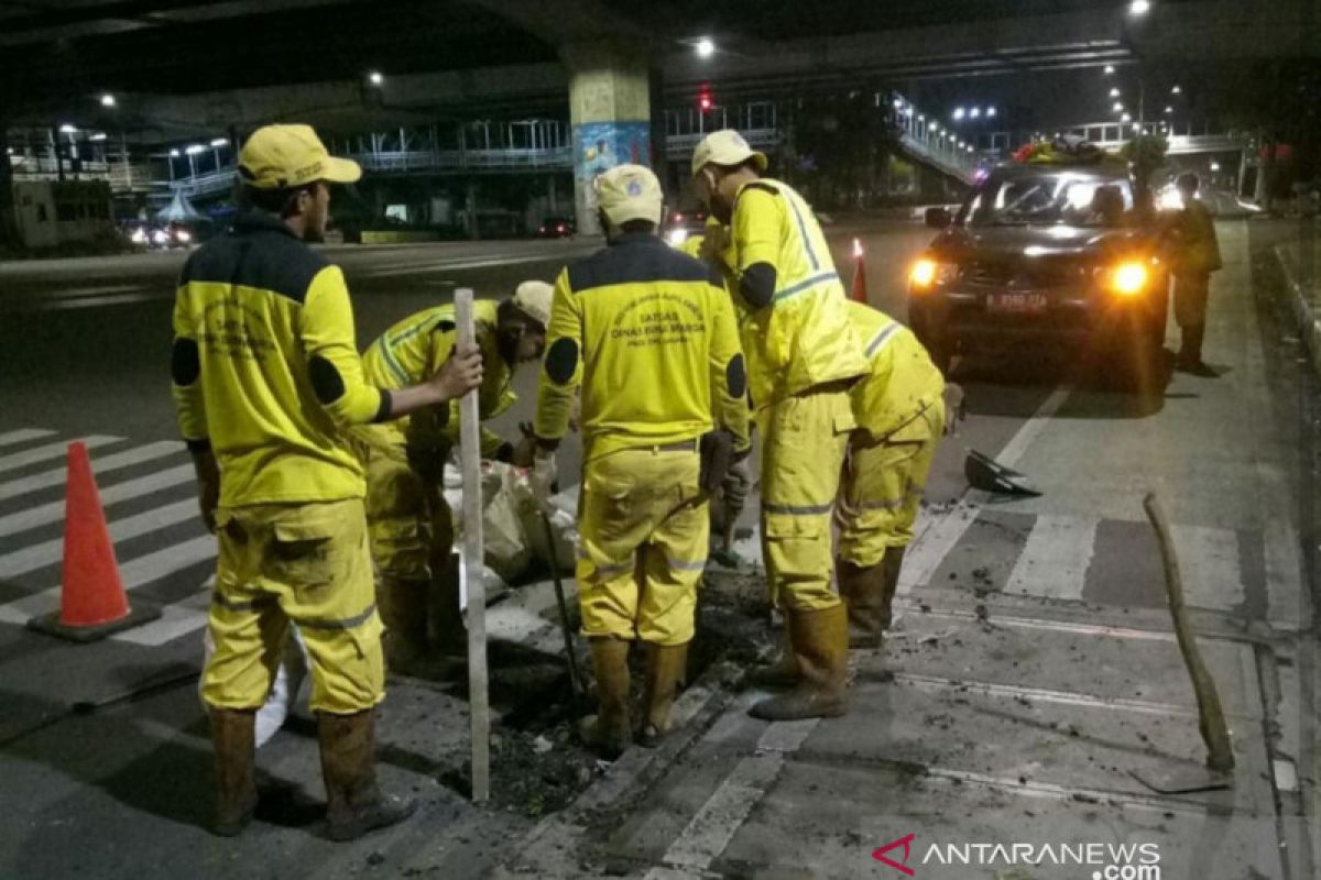 30 titik jalan rusak di Jaktim telah diperbaiki