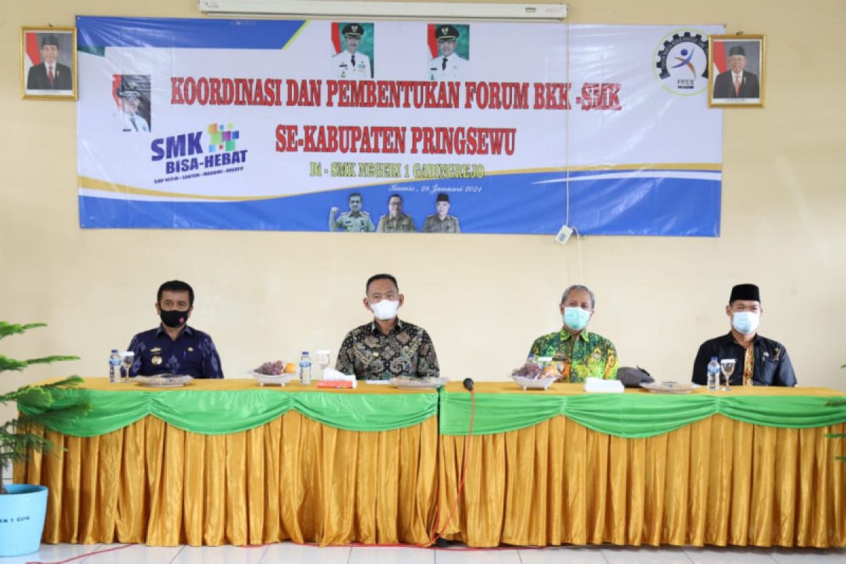 Wakil Bupati Pringsewu buka rakor dan pembentukan forum BKK