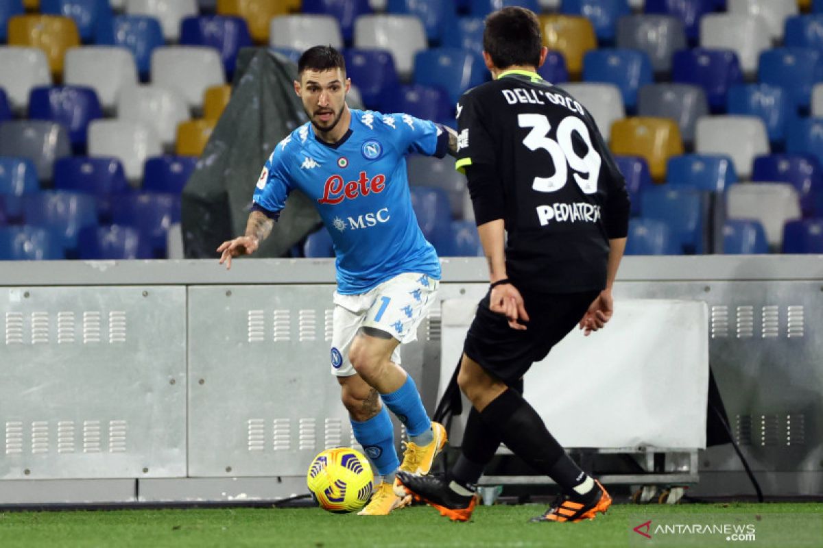 Napoli bekuk Spezia 4-0 untuk melaju ke semifinal Piala Italia