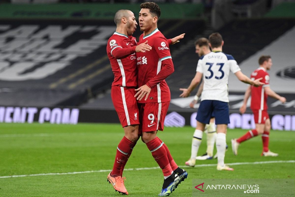 Liverpool akhirnya menang lagi setelah lumat Tottenham 3-1