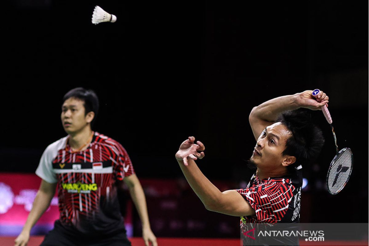 Hendra/Ahsan berhasil atasi Yakura/Ho-Shue di laga pertama