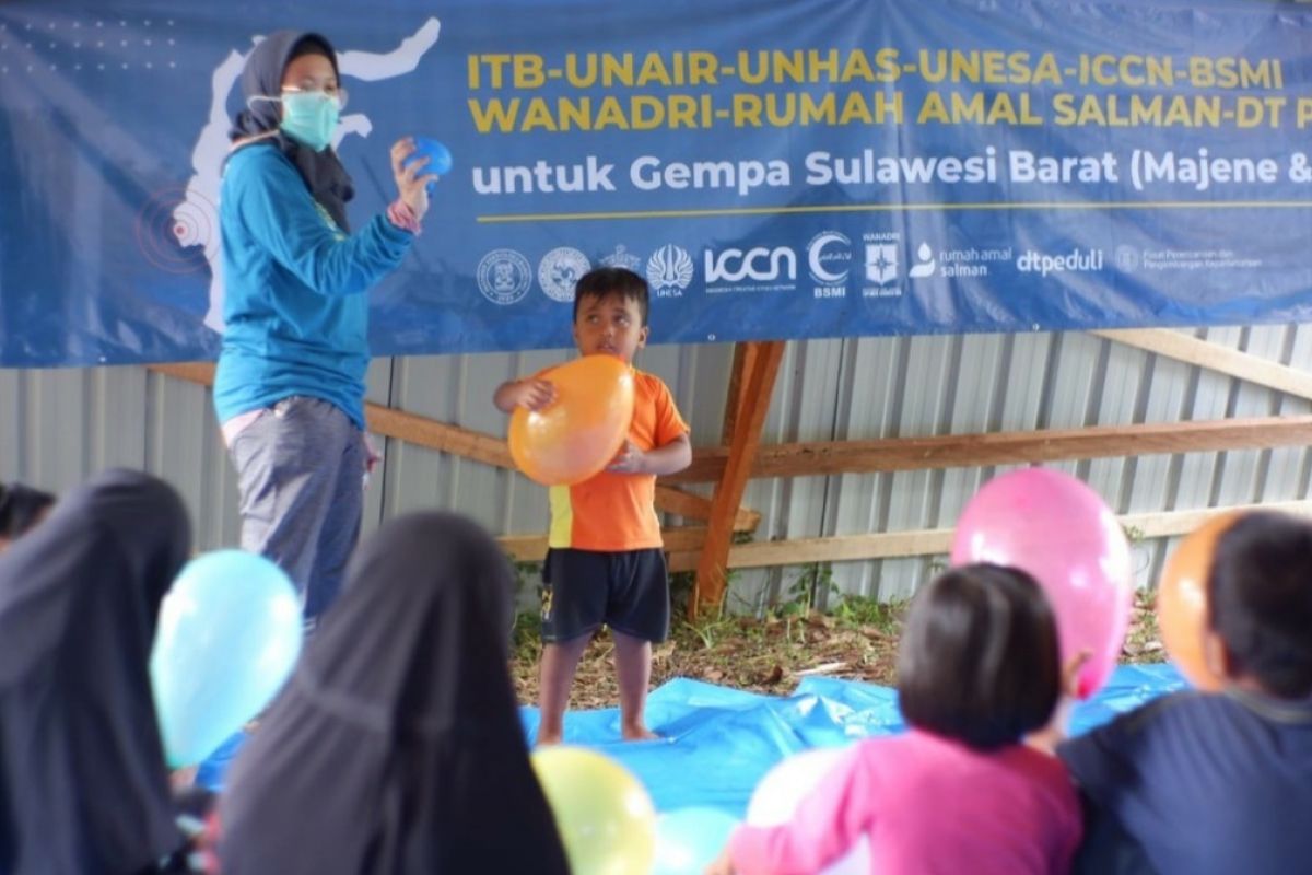 ITB lakukan pendampingan trauma healing di lokasi gempa Sulbar