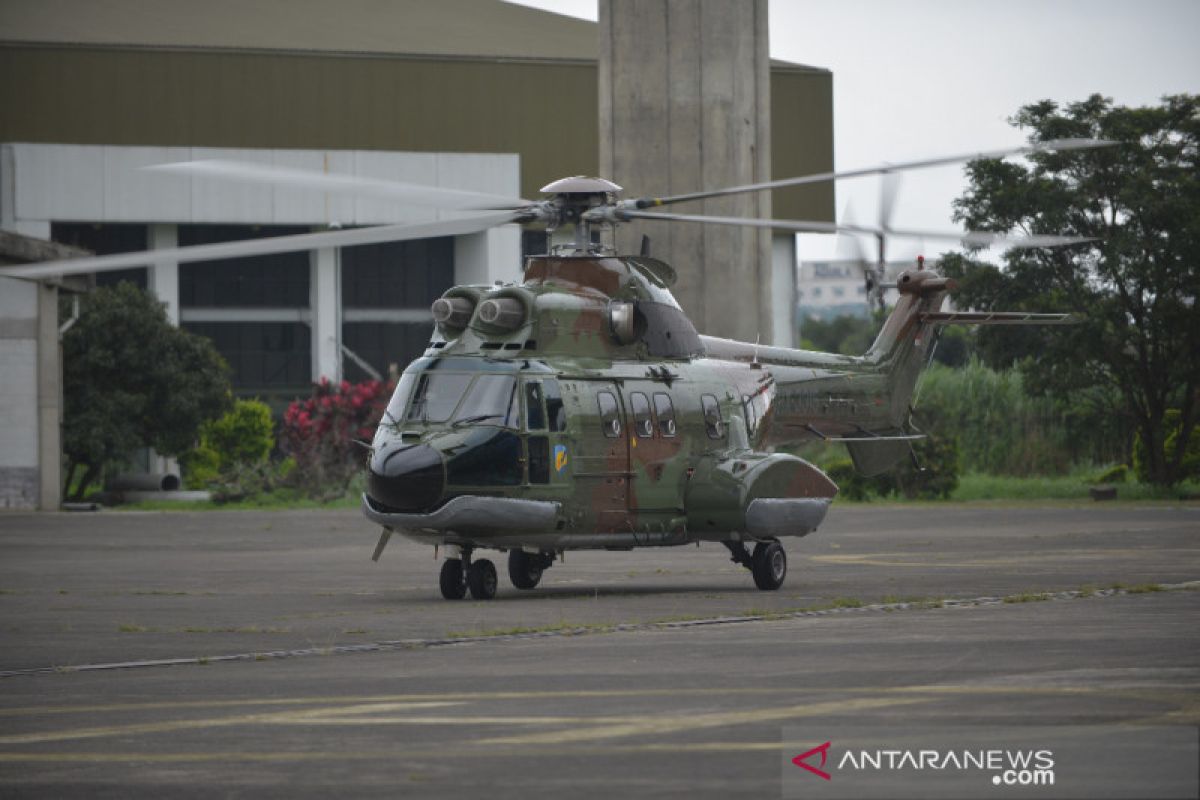 TNI AU terima satu unit Helikopter Super Puma dari PT DI