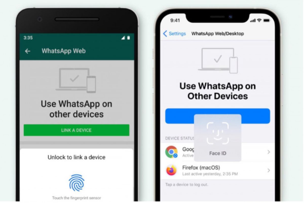 WhatsApp tambah fitur keamanan autentikasi biometrik