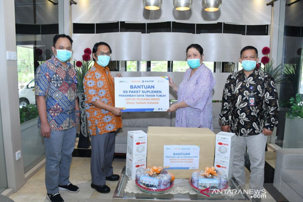 Peduli Pejuang Medis, Pupuk Kaltim Kembali Salurkan Suplemen dan Extra Fooding ke RSUD Bontang