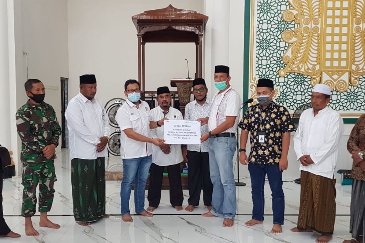 Dukung pembangunan masjid, SBA bangun dua kubah masjid di Aceh Besar