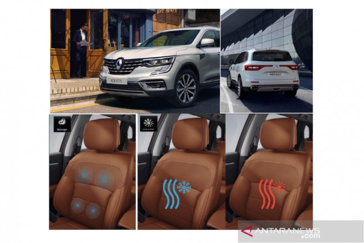 New Renault Koleos kini dilengkapi kursi pijat