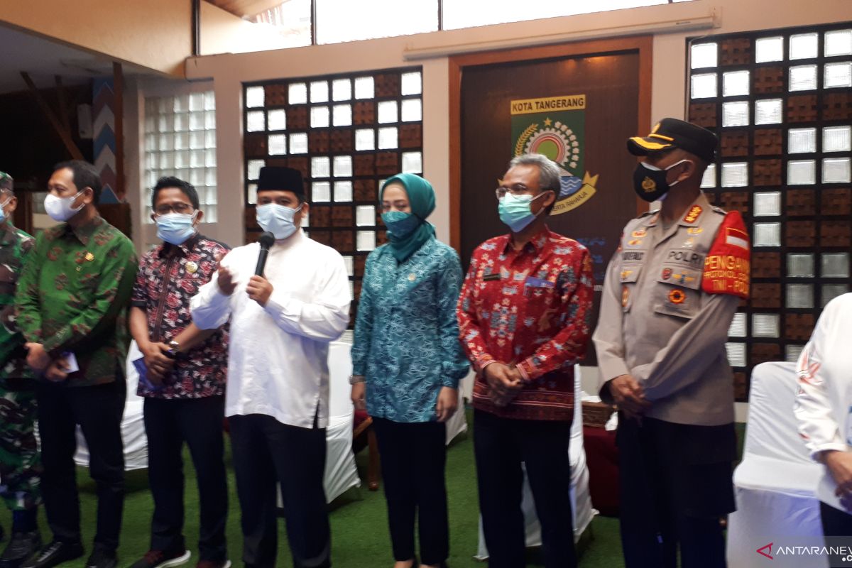 34 persen tenaga kesehatan di Kota Tangerang sudah divaksin COVID-19