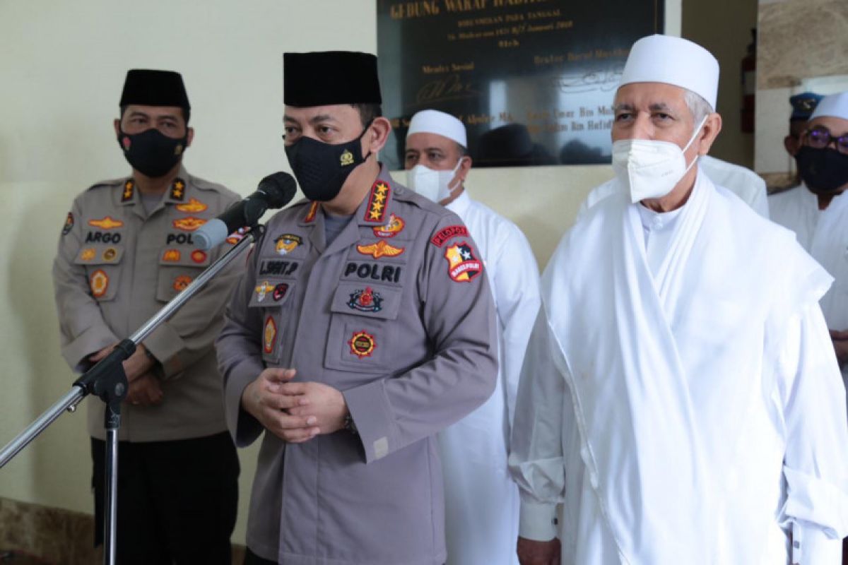 Kapolri minta Rabithah Alawiyah sampaikan harkamtibmas lewat dakwah