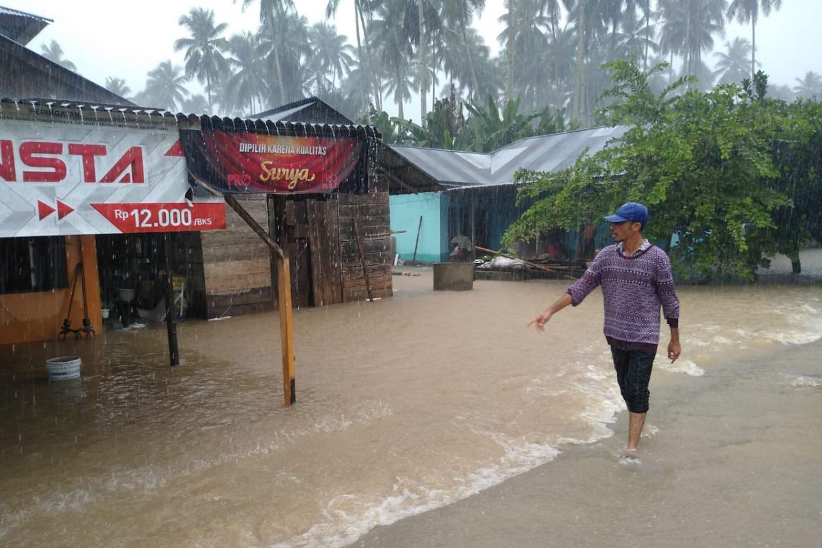 Ratusan rumah di Kabupaten Pulau Morotai terendam banjir