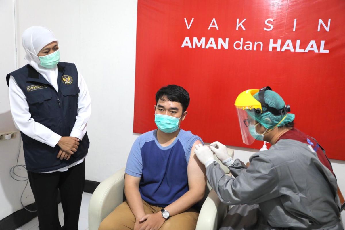 Pemprov Jatim dorong langkah percepatan vaksinasi