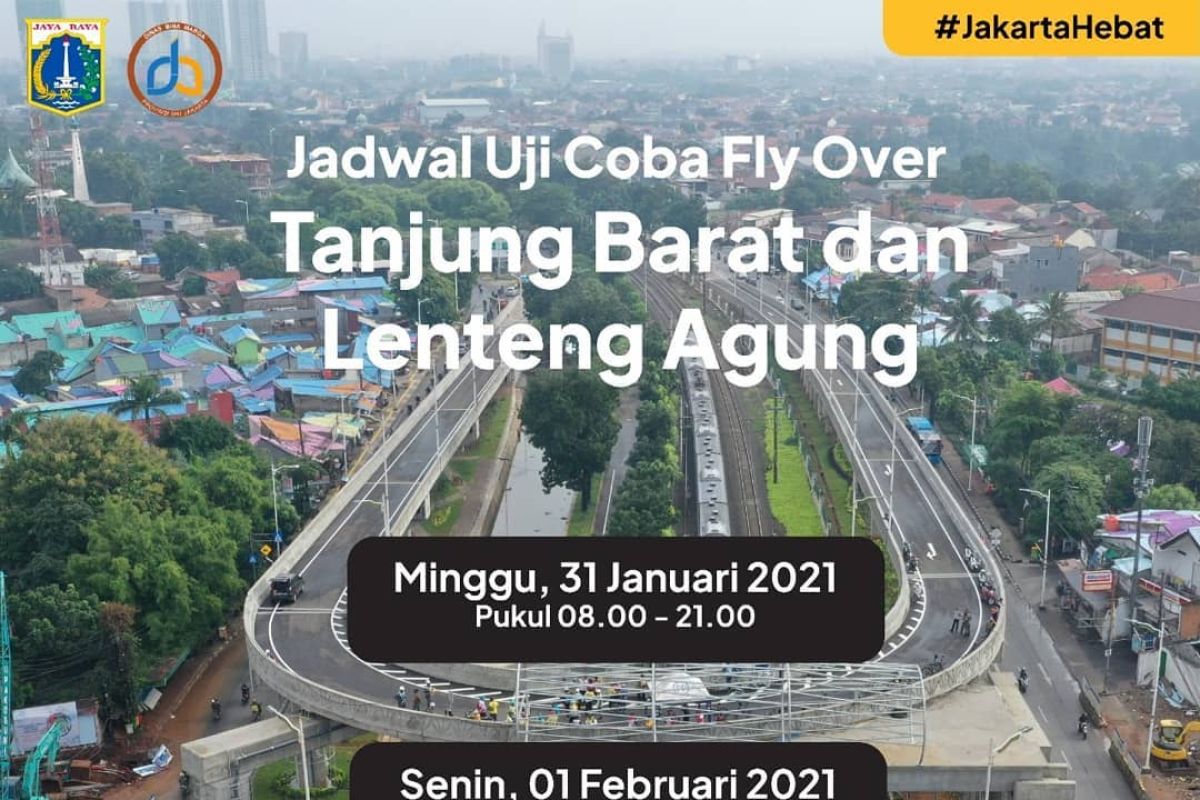 "Flyover" Lenteng Agung diuji coba untuk umum tiga hari