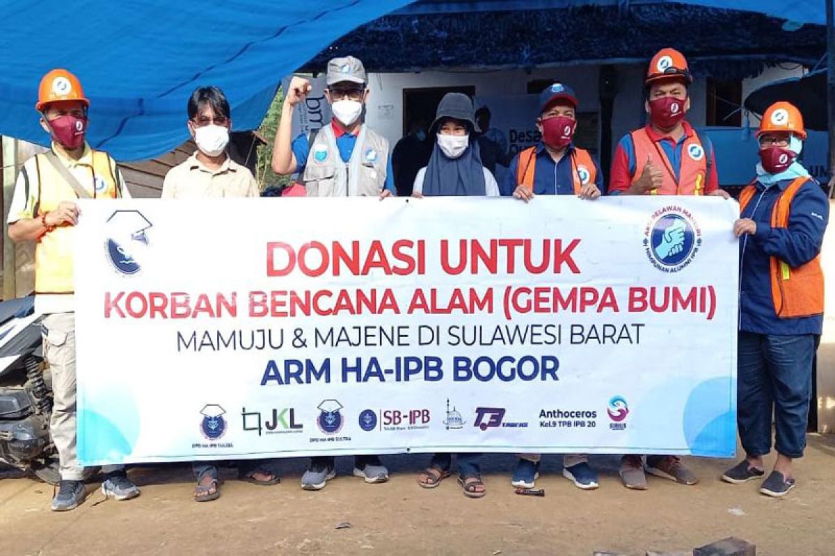 ARM HA-IPB salurkan 1.000 paket bantuan tahap dua ke Mamuju Sulawesi Barat