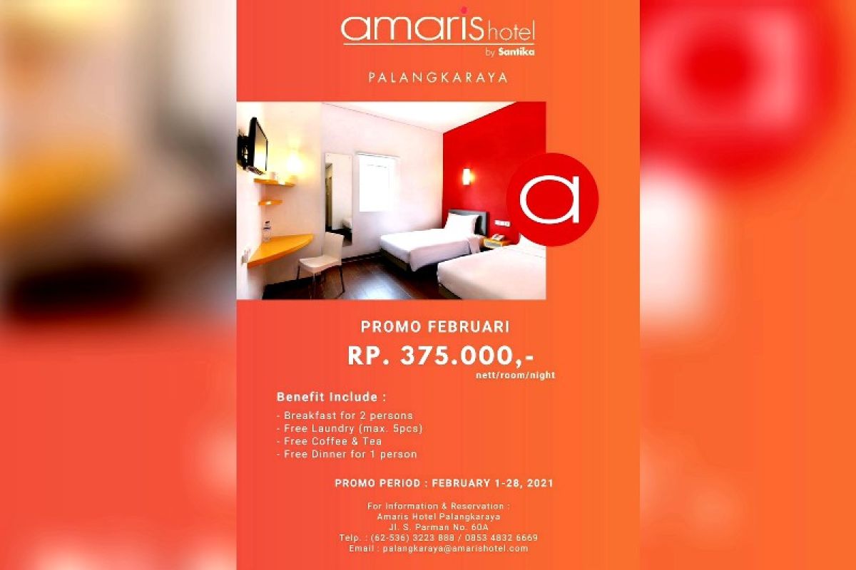 Februari 2021, Amaris Hotel Palangka Raya miliki promo khusus